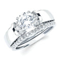 14k White Gold Bridal Set