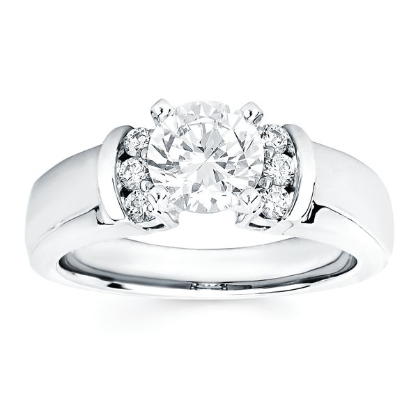 14k White Gold Bridal Set - Image 2