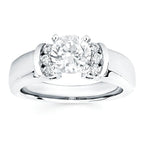 14k White Gold Bridal Set - Image 2
