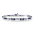 6.0 CTW Alternating Tennis Bracelet