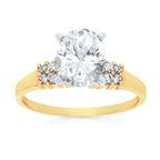 14k Yellow Gold Bridal Set - Image 2