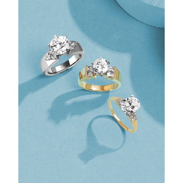 14k Yellow Gold Bridal Set - Image 5