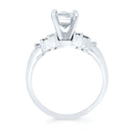 14k White Gold Bridal Set - Image 4