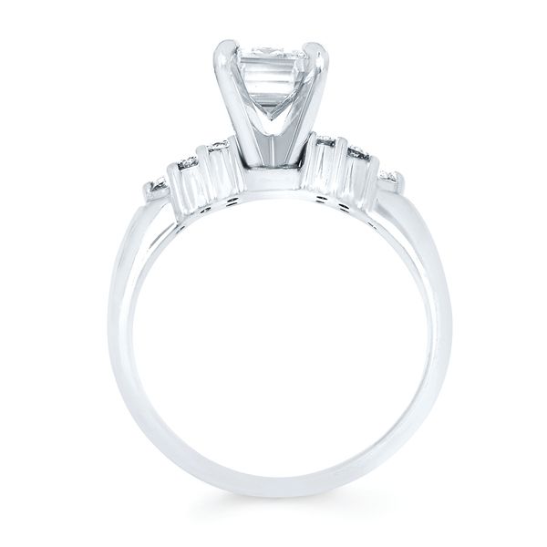 14k White Gold Bridal Set - Image 4