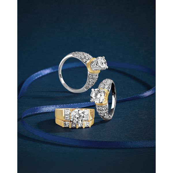 14k Yellow Gold Bridal Set - Image 5