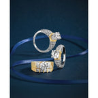 14k Yellow Gold Bridal Set - Image 5