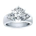 14k White Gold Bridal Set - Image 2