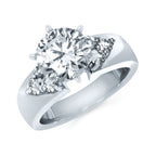 14k White Gold Bridal Set - Image 3