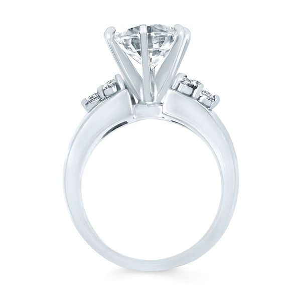 14k White Gold Bridal Set - Image 5