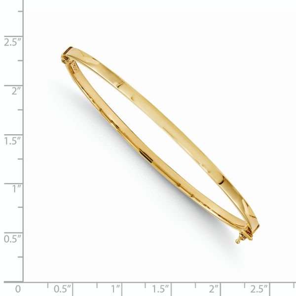 Leslie's 14K Polished Hinged Bangle - Image 2