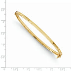 Leslie's 14K Polished Hinged Bangle - Image 2