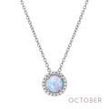 October Birthstone Necklace