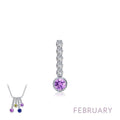 February Birthstone Love Pendant