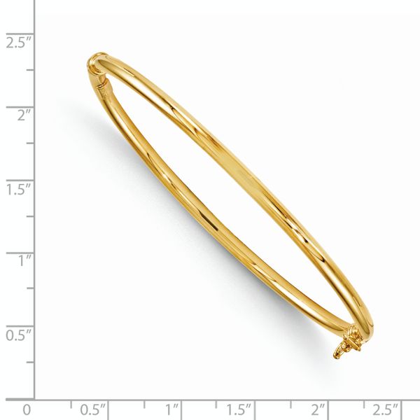 Leslie's 14K Polished Hinged Bangle - Image 2