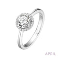 April Birthstone Ring