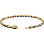 Bezel-Set Line Bracelet - Image 2