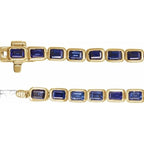 Bezel-Set Line Bracelet - Image 3