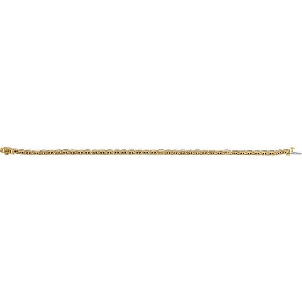 Bezel-Set Line Bracelet - Image 5