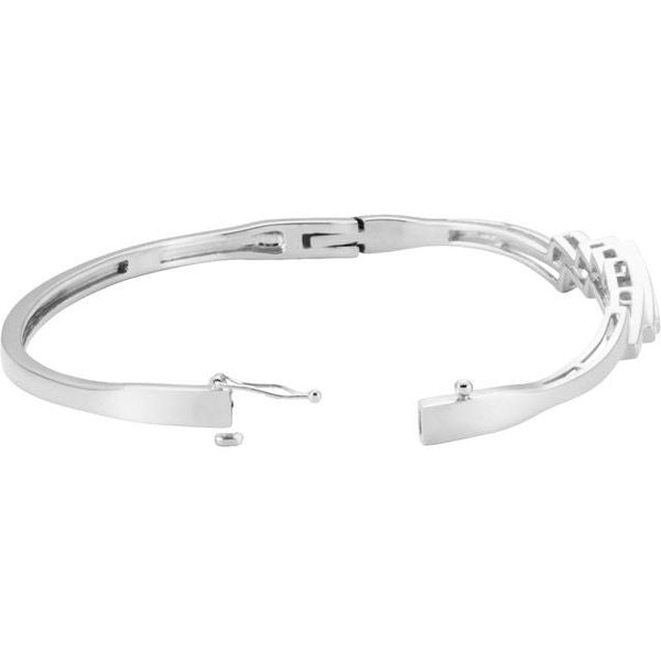 Hinged Bangle Bracelet - Image 2