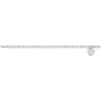 Hollow Heart Charm Bracelet