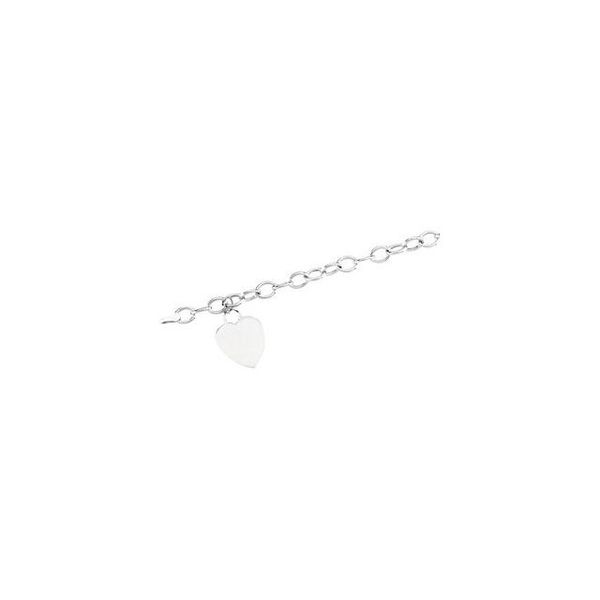 Hollow Heart Charm Bracelet - Image 2