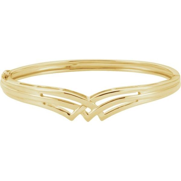 Hinged Bangle Bracelet