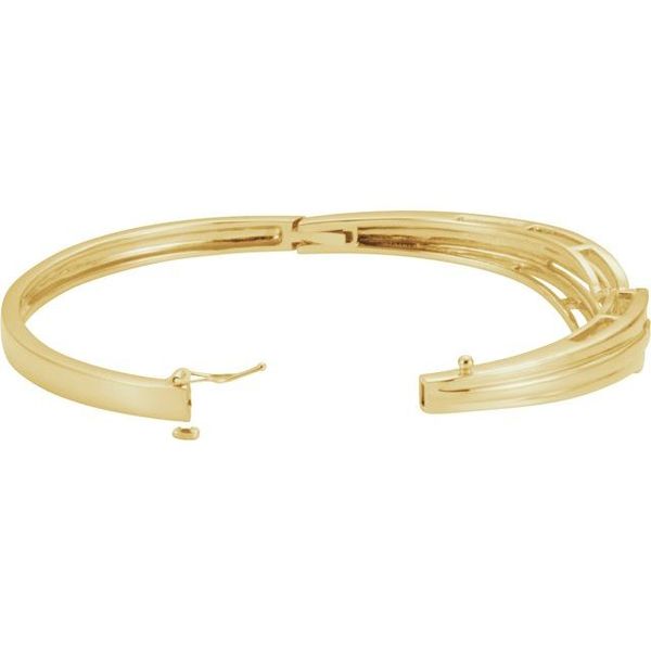 Hinged Bangle Bracelet - Image 2