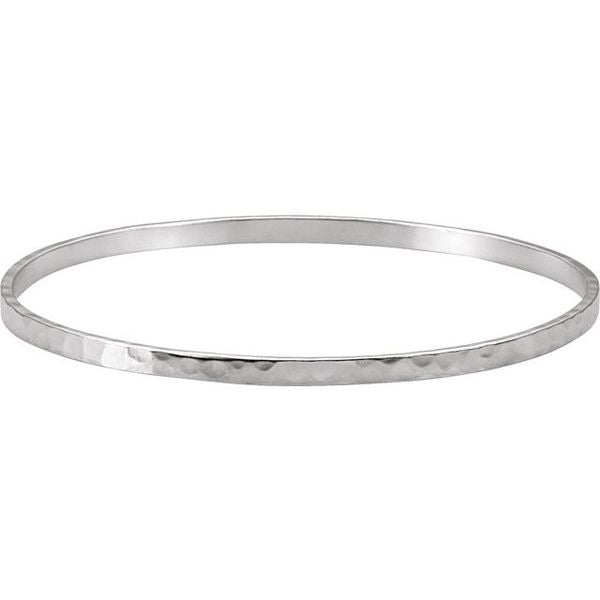 Hammered Bangle Bracelet