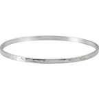 Hammered Bangle Bracelet