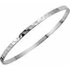 Hammered Bangle Bracelet - Image 2