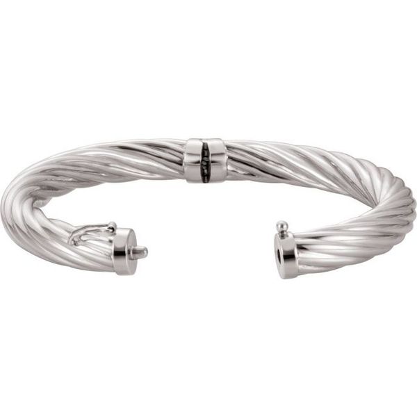 Hinged Bangle Bracelet - Image 2