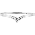 V Hinged Bangle Bracelet