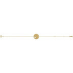 Engravable Pierced Heart Disc Bracelet - Image 2
