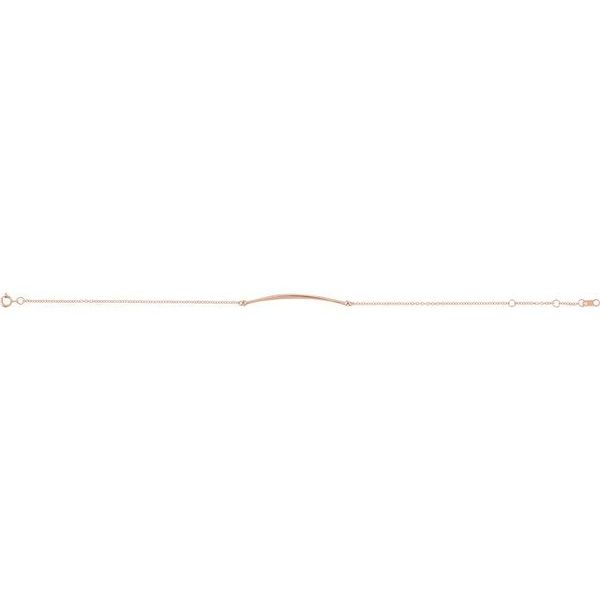 Curved Bar Bracelet - Image 2