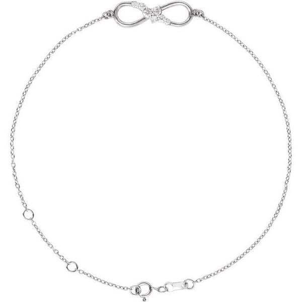 Accented Infinity-Inspired Bracelet