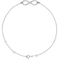 Accented Infinity-Inspired Bracelet