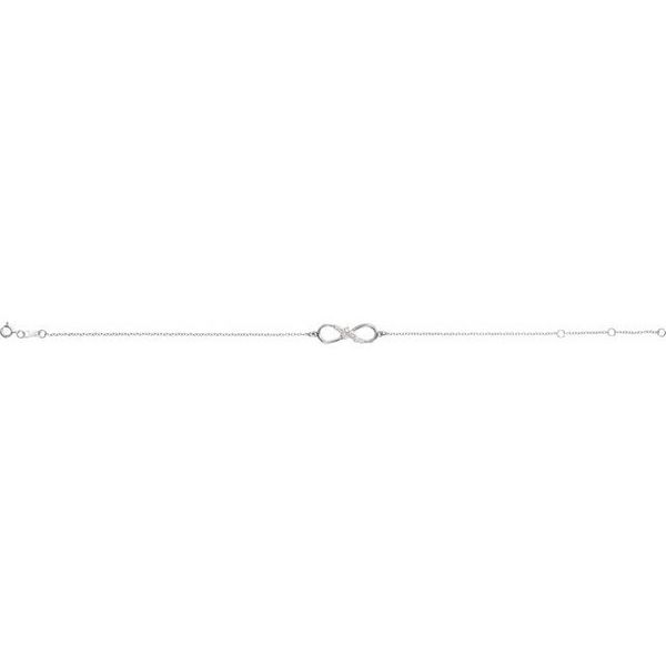 Accented Infinity-Inspired Bracelet - Image 2