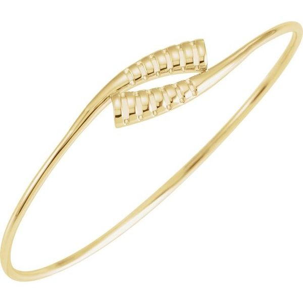 Bypass Bangle Bracelet - Image 2
