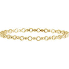 Geometric Bangle Bracelet