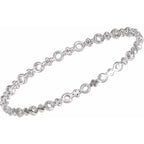Geometric Bangle Bracelet - Image 2