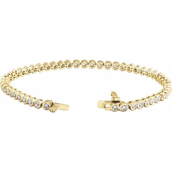 Bezel-Set Bracelet - Image 2