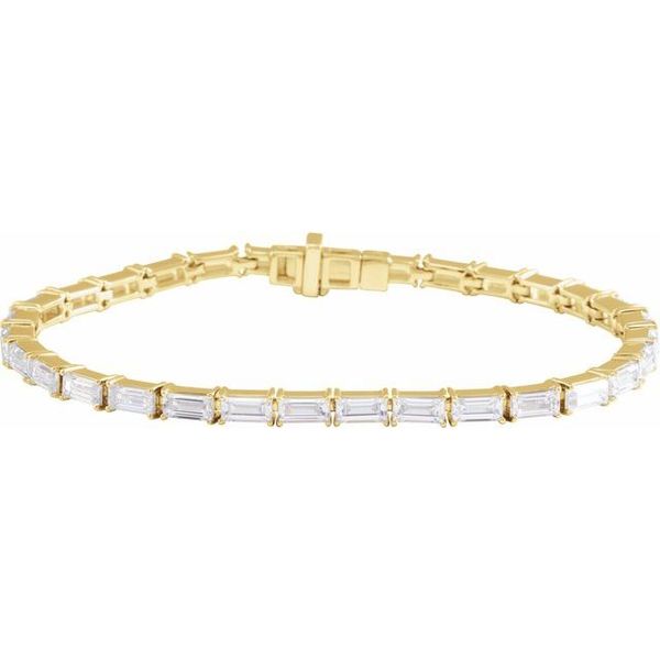 Lab-Grown Diamond Line Bracelet
