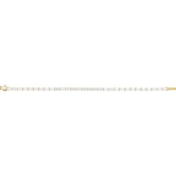 Lab-Grown Diamond Line Bracelet - Image 2