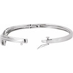 Hinged Bangle Bracelet - Image 2