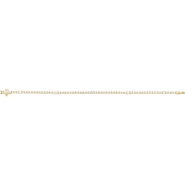 Lab-Grown Diamond Line Bracelet - Image 3