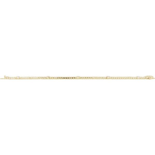 Lab-Grown Diamond Line Bracelet - Image 4