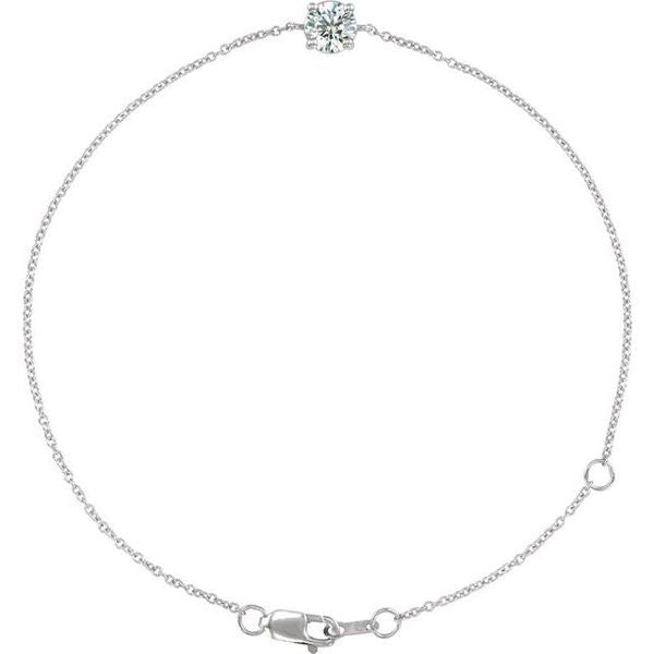 Solitaire Link Bracelet