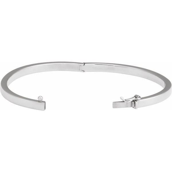 Engravable Hinged Bangle Bracelet - Image 2