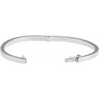 Engravable Hinged Bangle Bracelet - Image 2