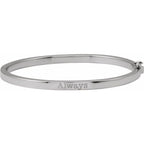 Engravable Hinged Bangle Bracelet - Image 3